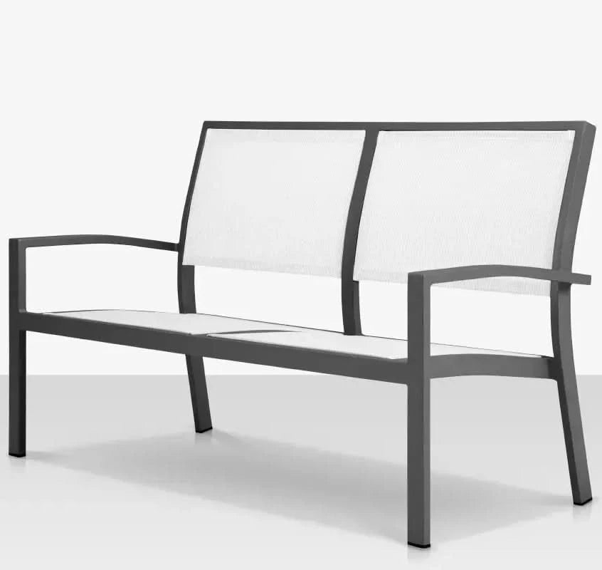 DecoScape Fusion Aluminum Sling Outdoor Loveseat
