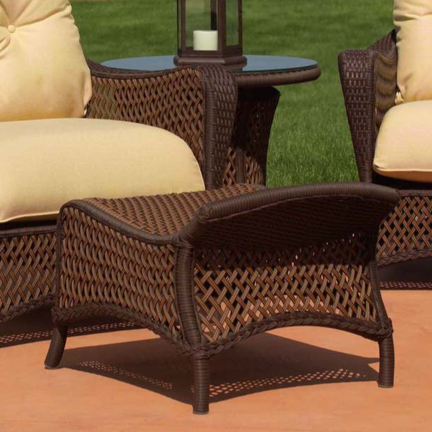 Lloyd Flanders Grand Traverse Wicker Outdoor Ottoman