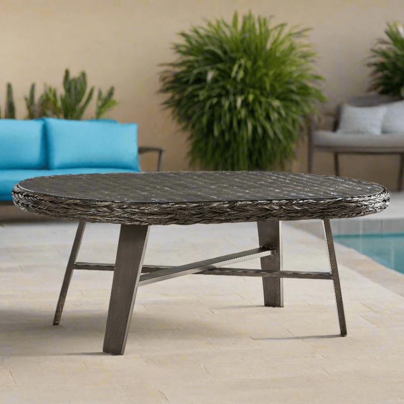 South Sea Rattan Grand Isle Wicker Outdoor Coffee Table
