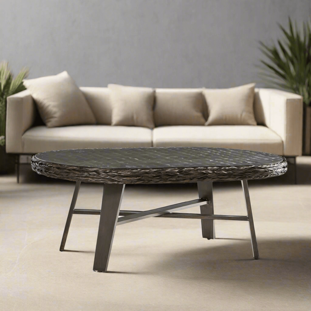 South Sea Rattan Grand Isle Resin Wicker Outdoor Coffee Table