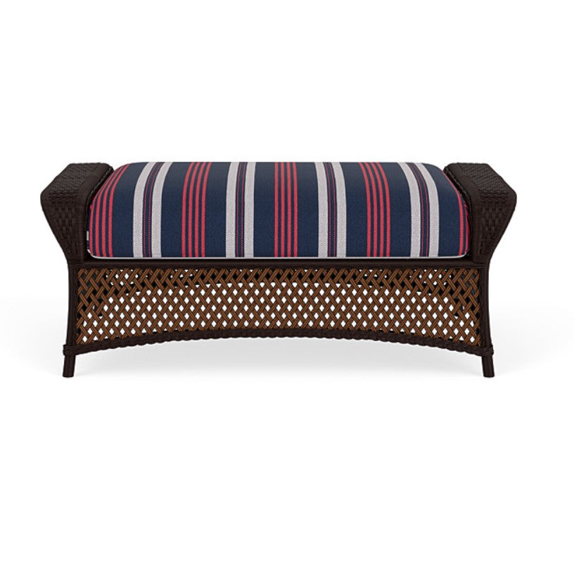 Lloyd Flanders Grand Traverse Wicker Outdoor Oversized Ottoman