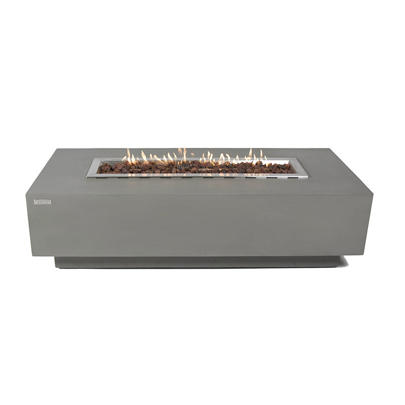 Elementi Granville Glass Fiber Reinforced Concrete Outdoor Fire Pit Table