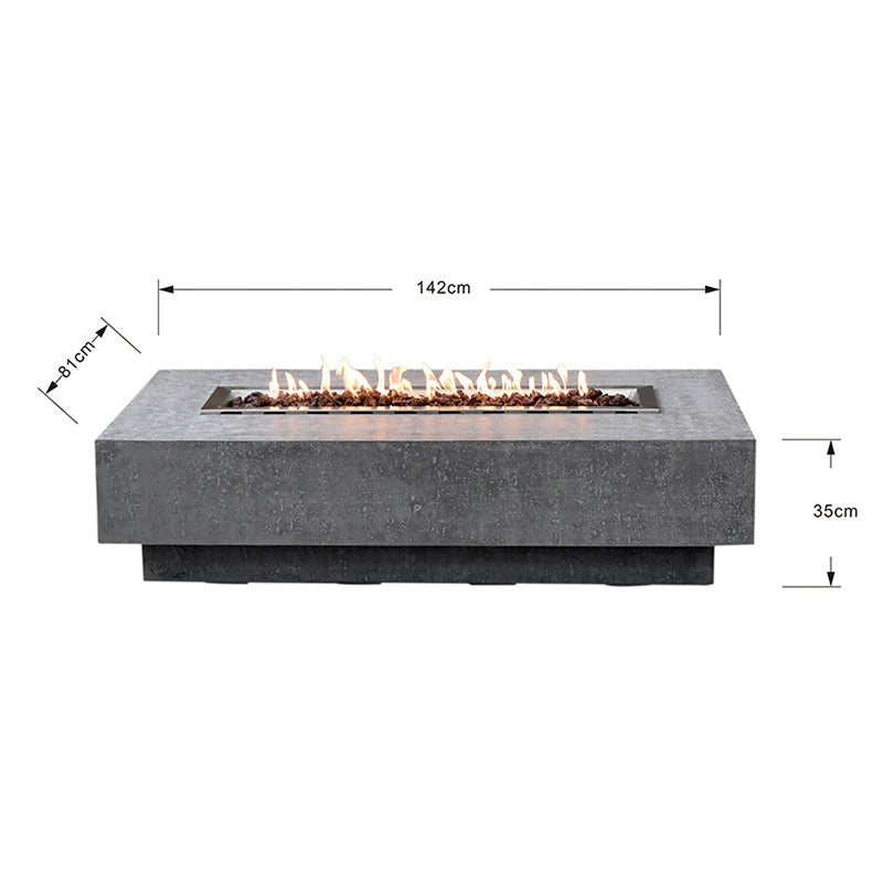Elementi Hampton Fire Pit Table