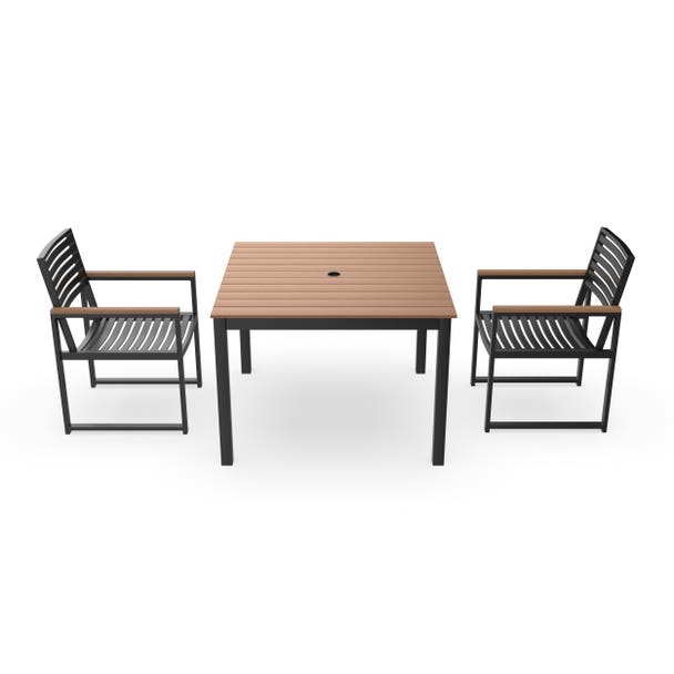 Forever Patio Hanover Aluminum Outdoor 2-Person Patio Dining Set