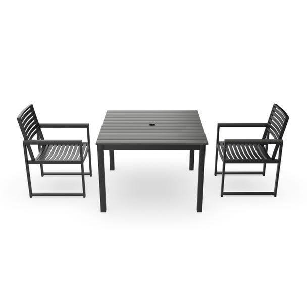 Forever Patio Hanover Aluminum Outdoor 2-Person Patio Dining Set