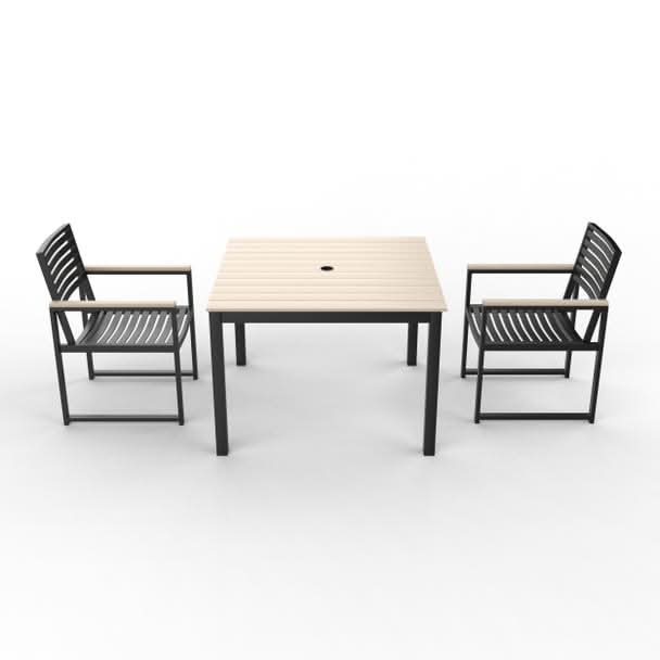 Forever Patio Hanover Aluminum Outdoor 2-Person Patio Dining Set