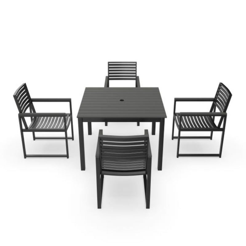 Forever Patio Hanover Aluminum Outdoor 4-Person Patio Dining Set