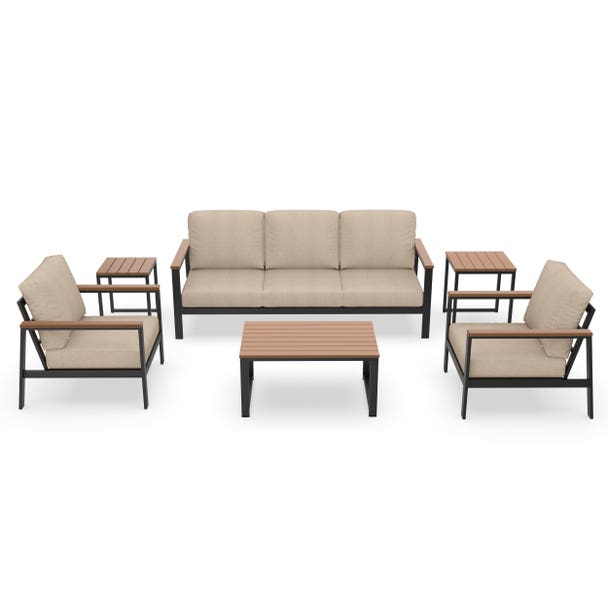 Forever Patio Hanover Aluminum Outdoor 5-Person Seating Patio Set