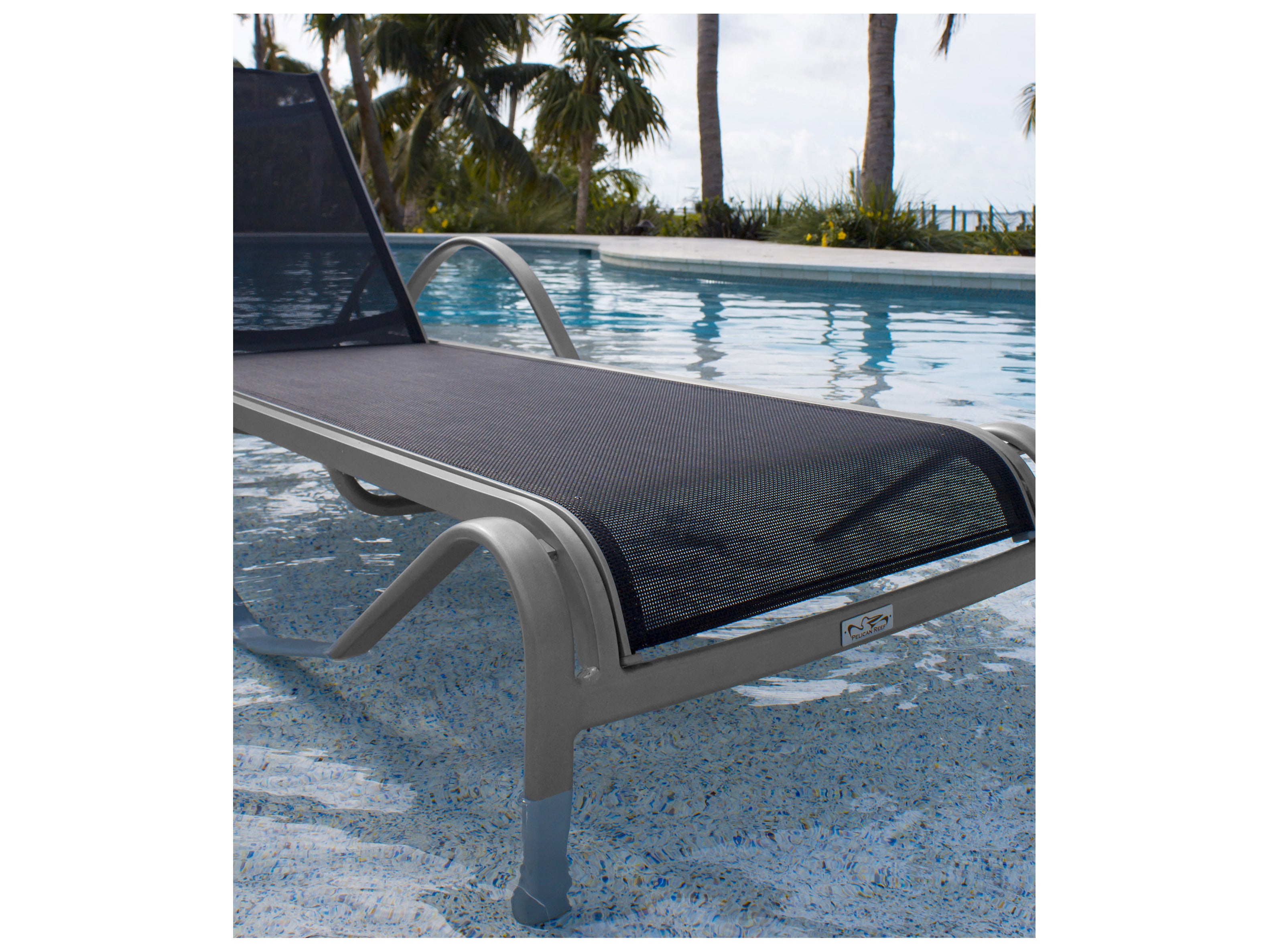 Hospitality Rattan Ultra Chaise Lounge with Cushion
