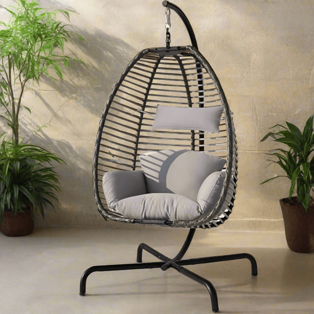 Hospitality Rattan Ultra Hanging Chair with Stand