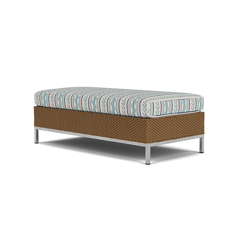 Lloyd Flanders Elements Large Wicker Ottoman