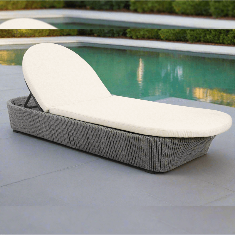 Skyline Design Boston Aluminum Rope Outdoor Chaise Lounger