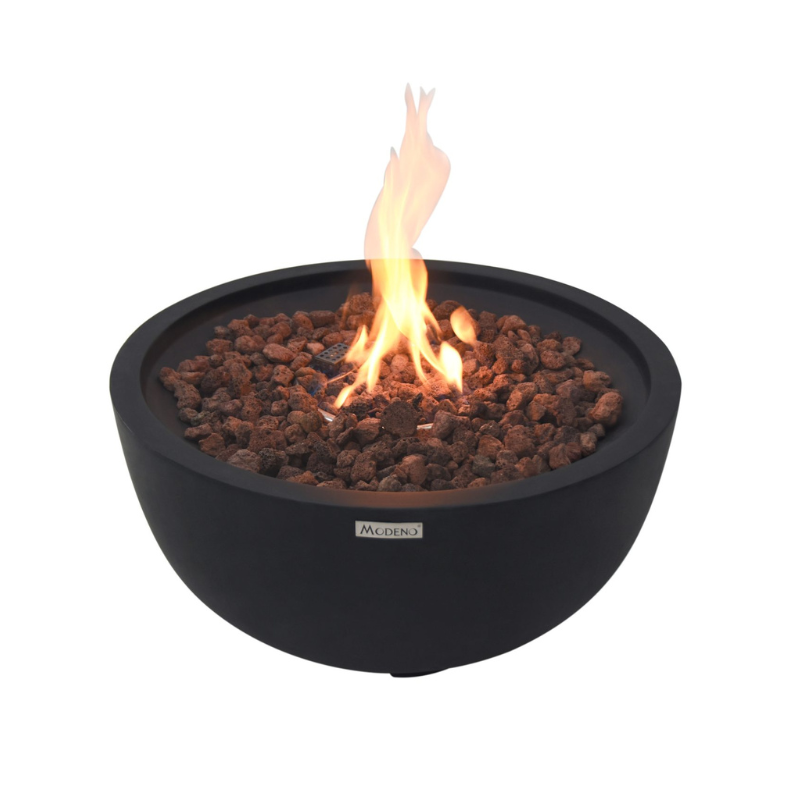 Elementi Modeno Jefferson Glass Fiber Reinforced Concrete Outdoor Fire Bowl