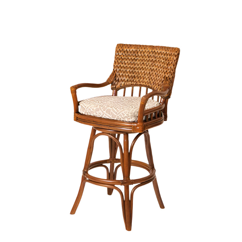 Alexander & Sheridan Key Largo Rattan Indoor 30" Bar Stool