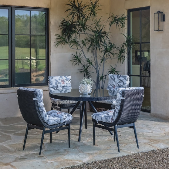 Lloyd Flanders Cascade Wicker Outdoor Dining Armchair