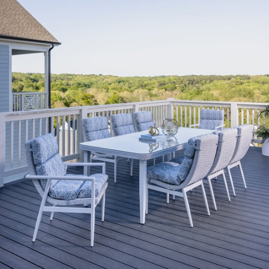 Lloyd Flanders Cascade Wicker Outdoor Dining Armchair