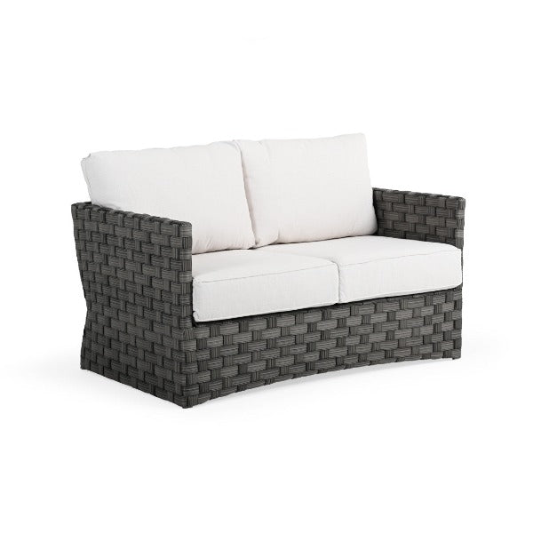 Leader Furniture Cabana Outdoor Wicker Sofa side view