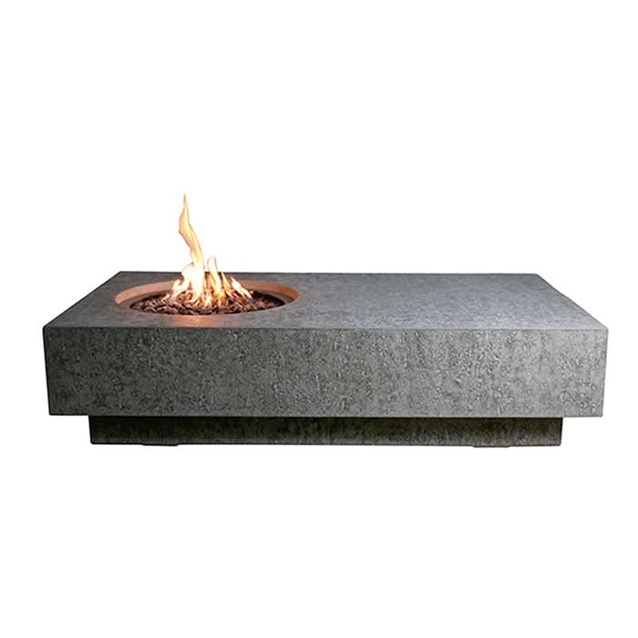 Elementi Metropolis Fire Pit Table (Light Gray)