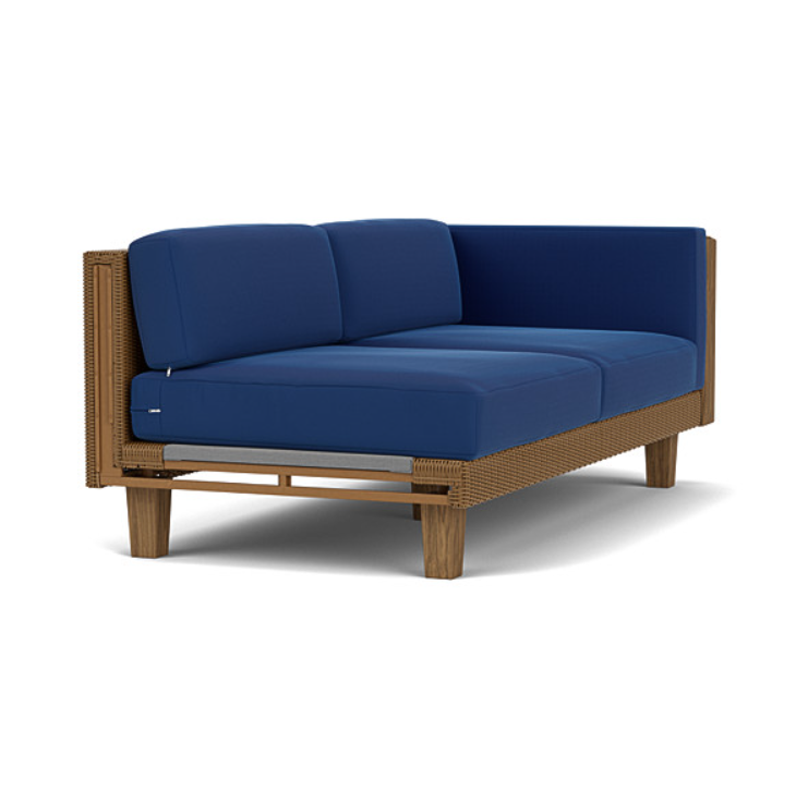 Lloyd Flanders Catalina Wicker Outdoor Left Arm Loveseat