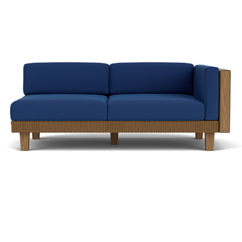 Lloyd Flanders Catalina Wicker Outdoor Left Arm Loveseat