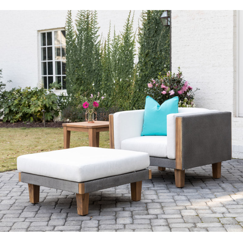 Lloyd Flanders Catalina Wicker Outdoor Lounge Chair