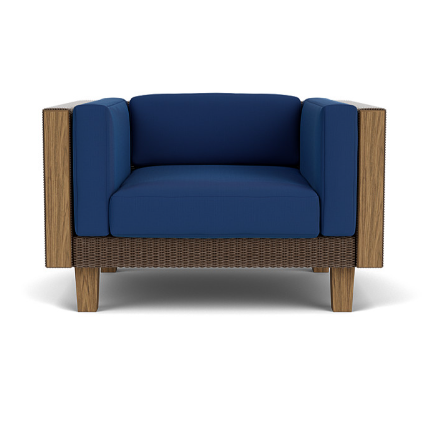 Lloyd Flanders Catalina Wicker Outdoor Lounge Chair