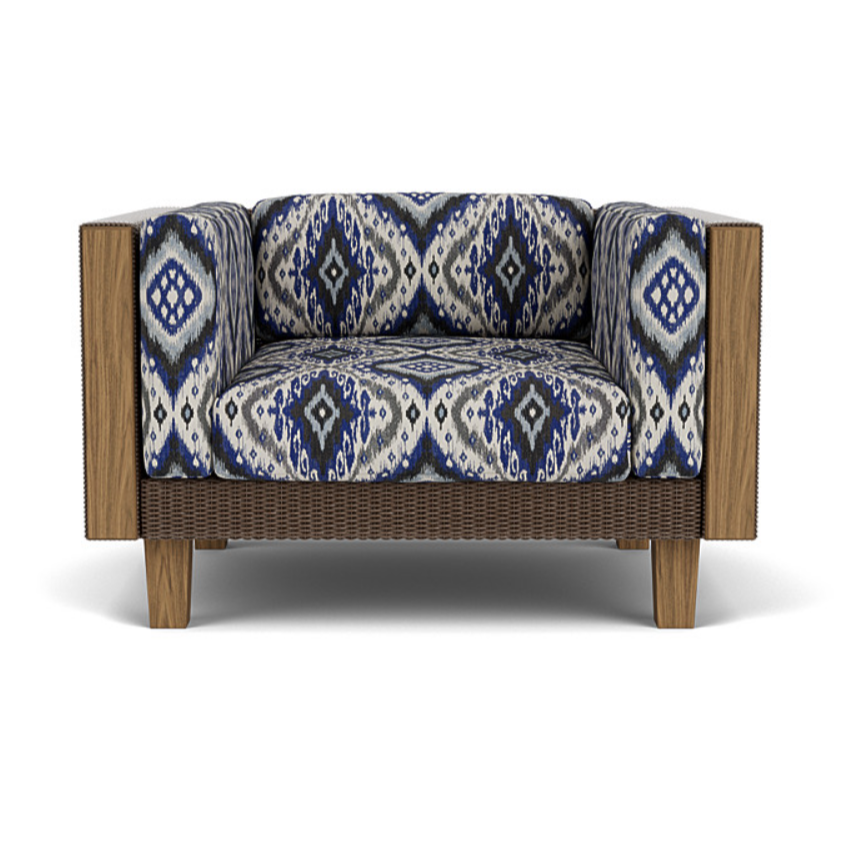 Lloyd Flanders Catalina Wicker Outdoor Lounge Chair