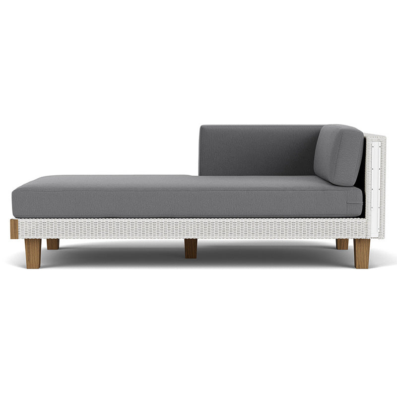 Lloyd Flanders Catalina Wicker Outdoor Right Arm Chaise