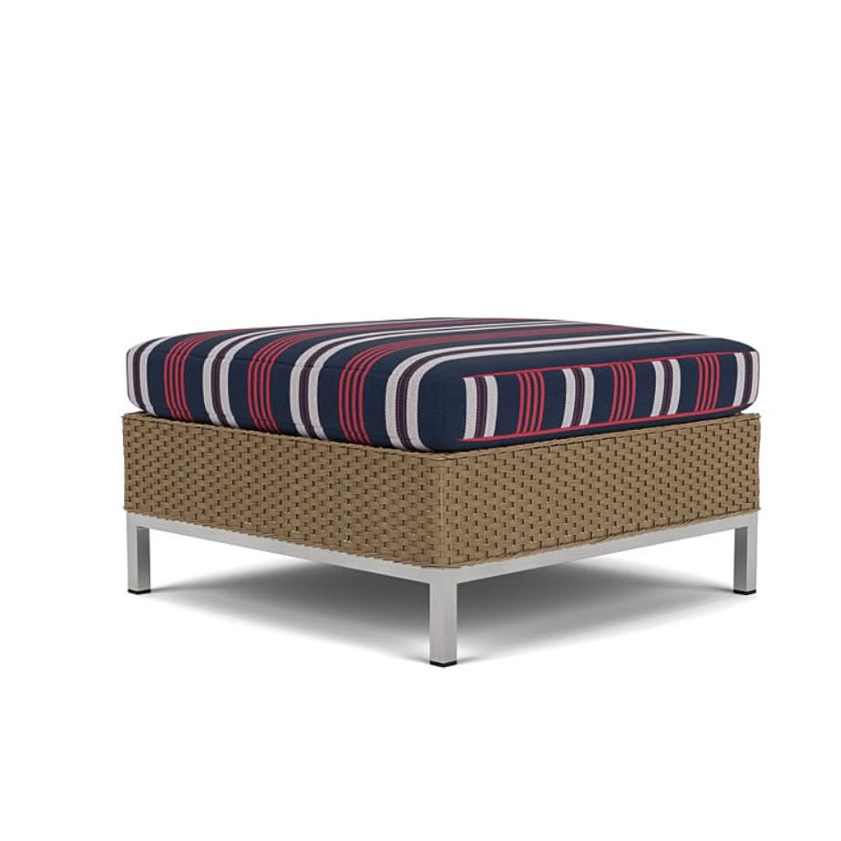 Lloyd Flanders Elements Wicker Outdoor Ottoman