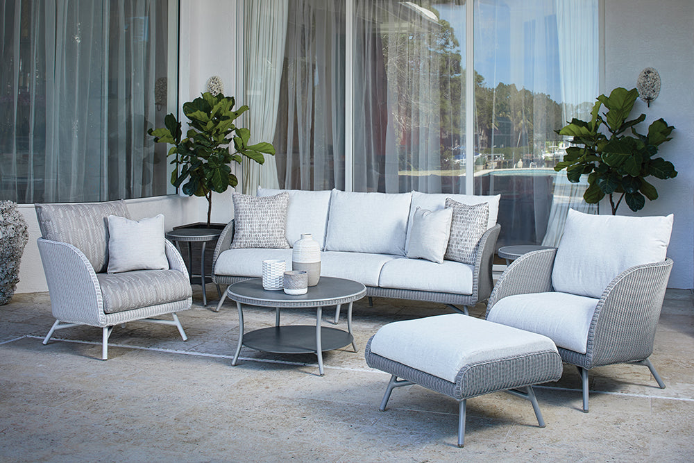 Lloyd Flanders Essence Wicker Outdoor Sofa