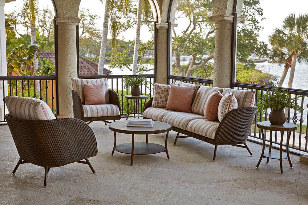 Lloyd Flanders Essence Wicker Outdoor Sofa
