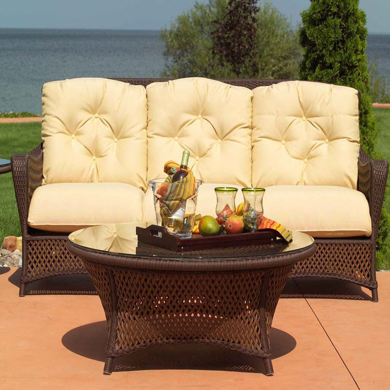 Lloyd Flanders Grand Traverse Wicker Outdoor Sofa