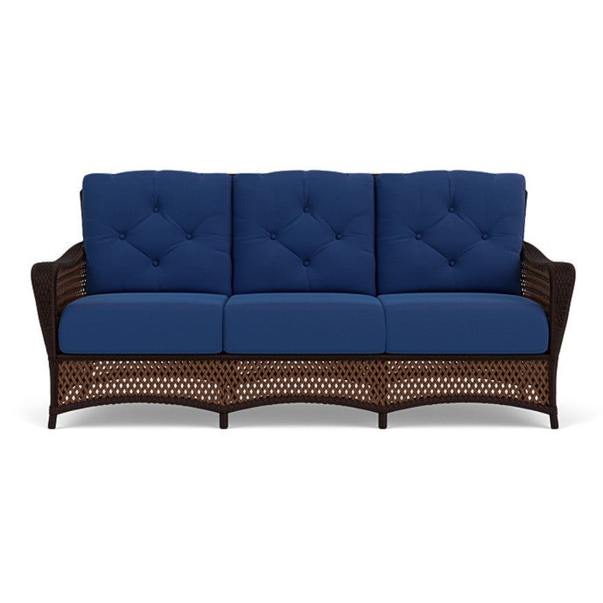 Lloyd Flanders Grand Traverse Wicker Outdoor Sofa