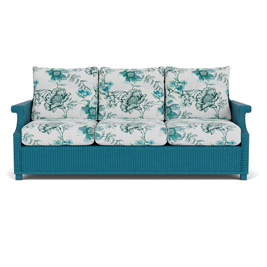 Lloyd Flanders Hamptons Wicker Outdoor Sofa