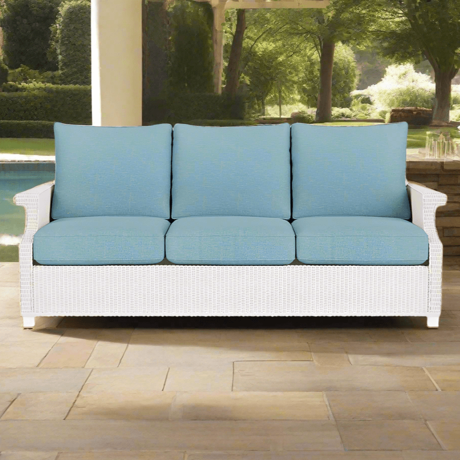 Lloyd Flanders Hamptons Wicker Outdoor Sofa
