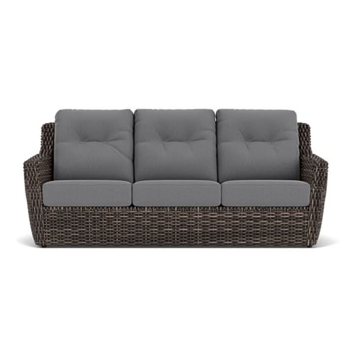 Lloyd Flanders Largo Woven Vinyl Outdoor Sofa