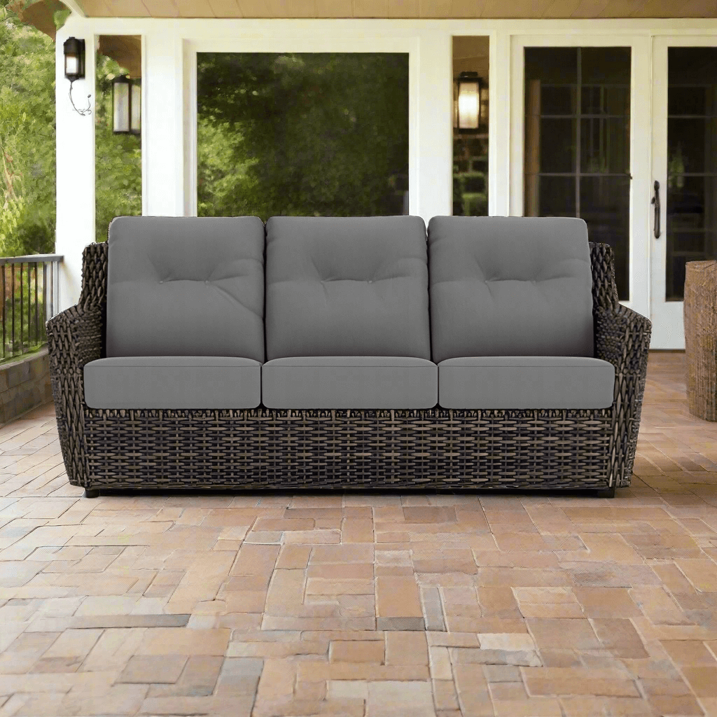 Lloyd Flanders Largo Woven Vinyl Outdoor Sofa