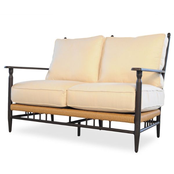 Lloyd Flanders Low Country Woven Vinyl Outdoor Loveseat