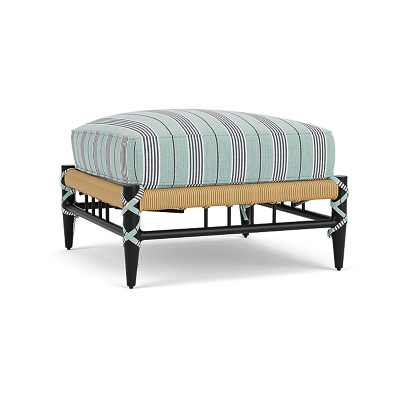 Lloyd Flanders Low Country Woven Vinyl Outdoor Ottoman