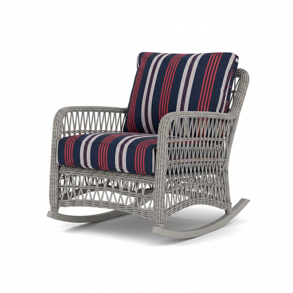 Lloyd Flanders Mackinac Woven Vinyl Outdoor Lounge Rocker