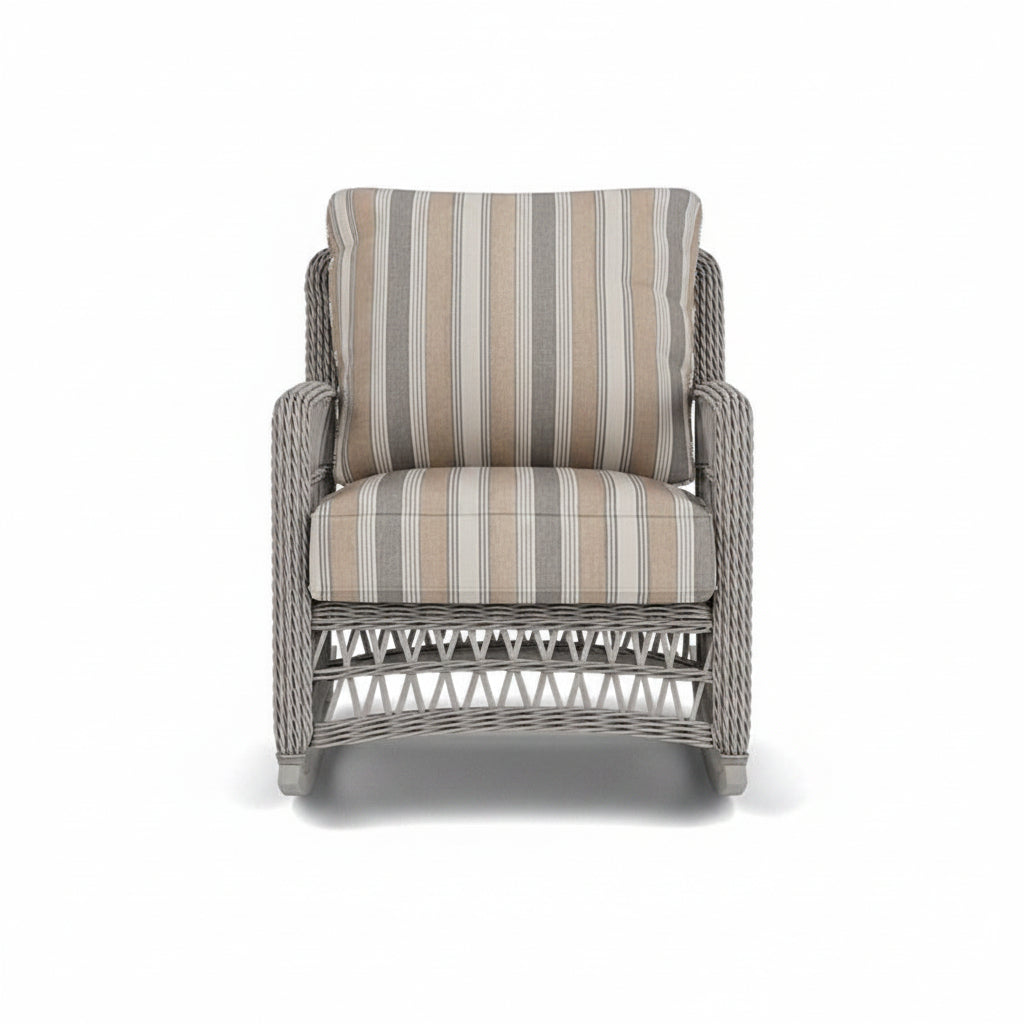 Lloyd Flanders Mackinac Woven Vinyl Outdoor Lounge Rocker