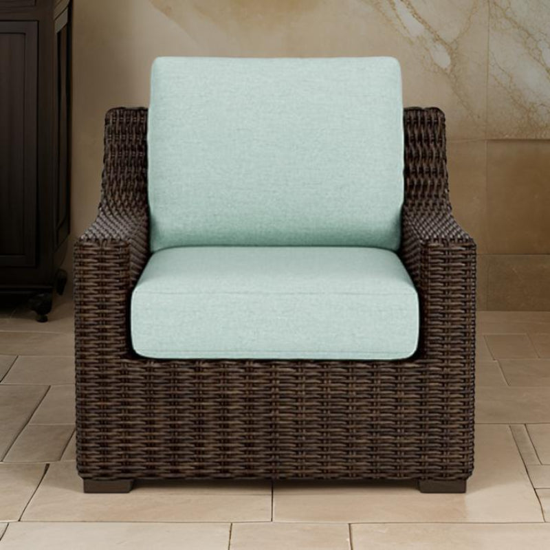 Lloyd Flanders Mesa Woven Vinyl Outdoor 2‑Person Conversation Set