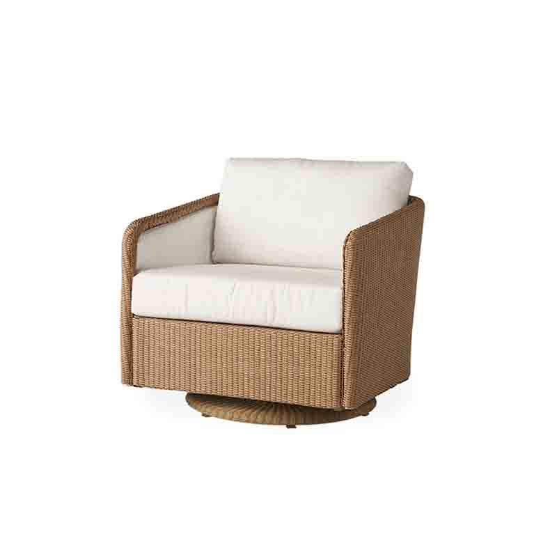 Lloyd Flanders Visions Wicker Outdoor Swivel Glider Lounge Chair