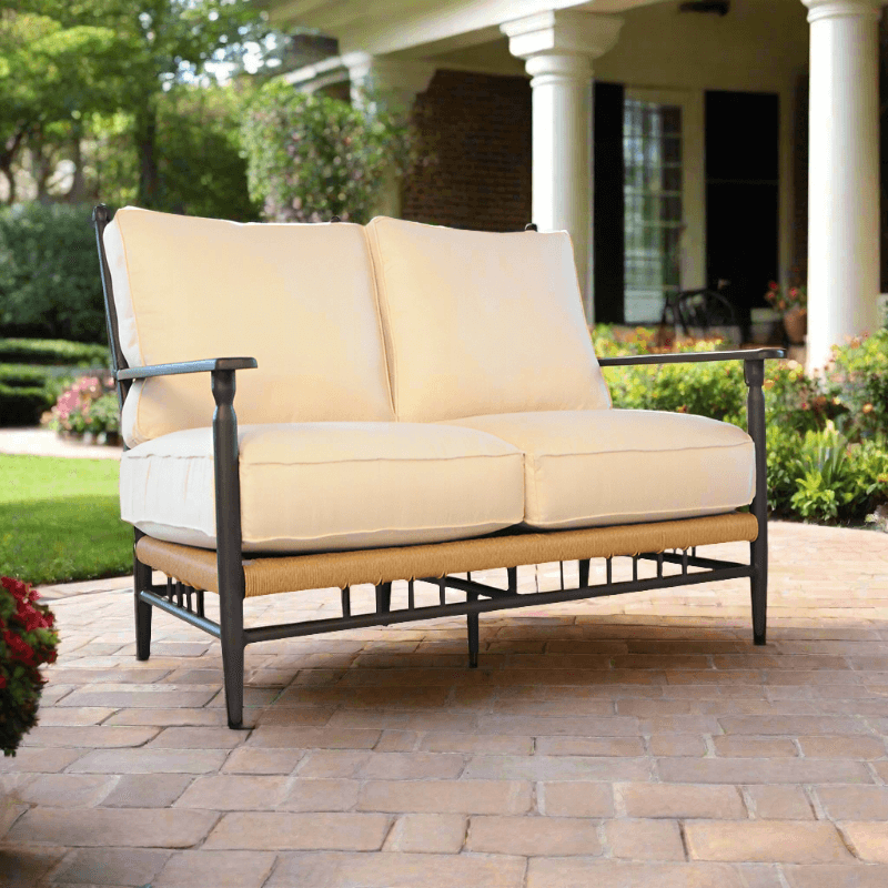 Lloyd Flanders Low Country Woven Vinyl Outdoor Loveseat