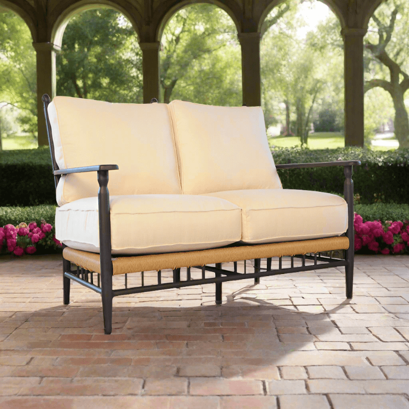 Lloyd Flanders Low Country Woven Vinyl Outdoor Loveseat