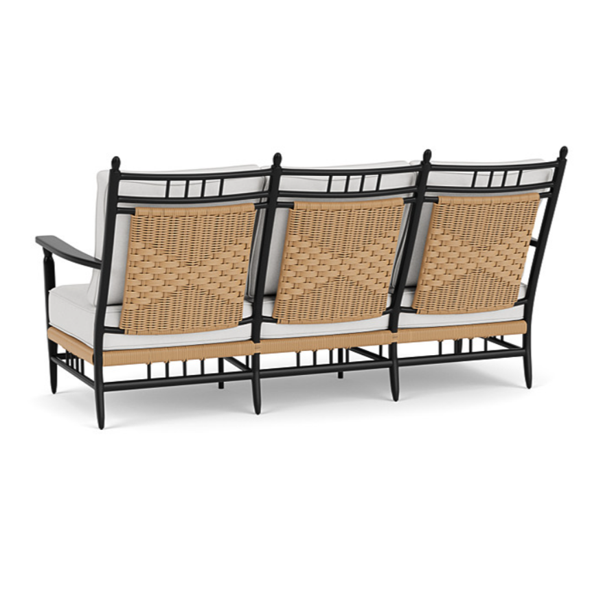 Lloyd Flanders Low Country Woven Vinyl Sofa