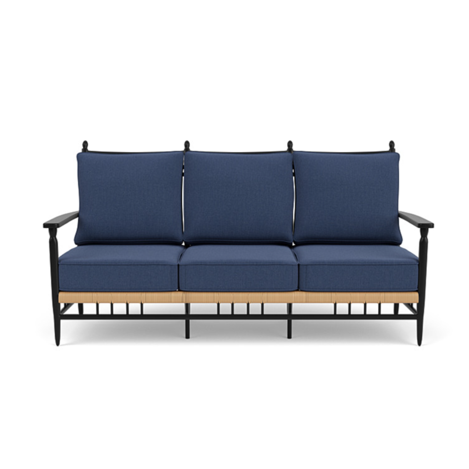Lloyd Flanders Low Country Woven Vinyl Sofa
