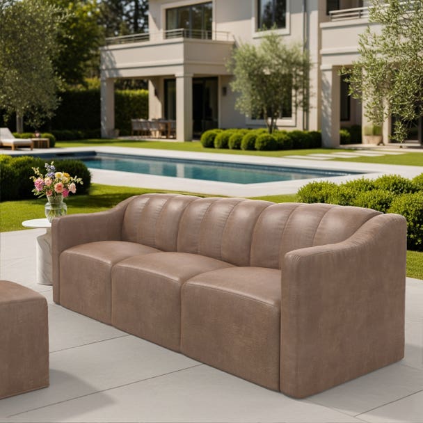 Forever Patio Lunaro Recycled Poly Lumber Outdoor Sofa