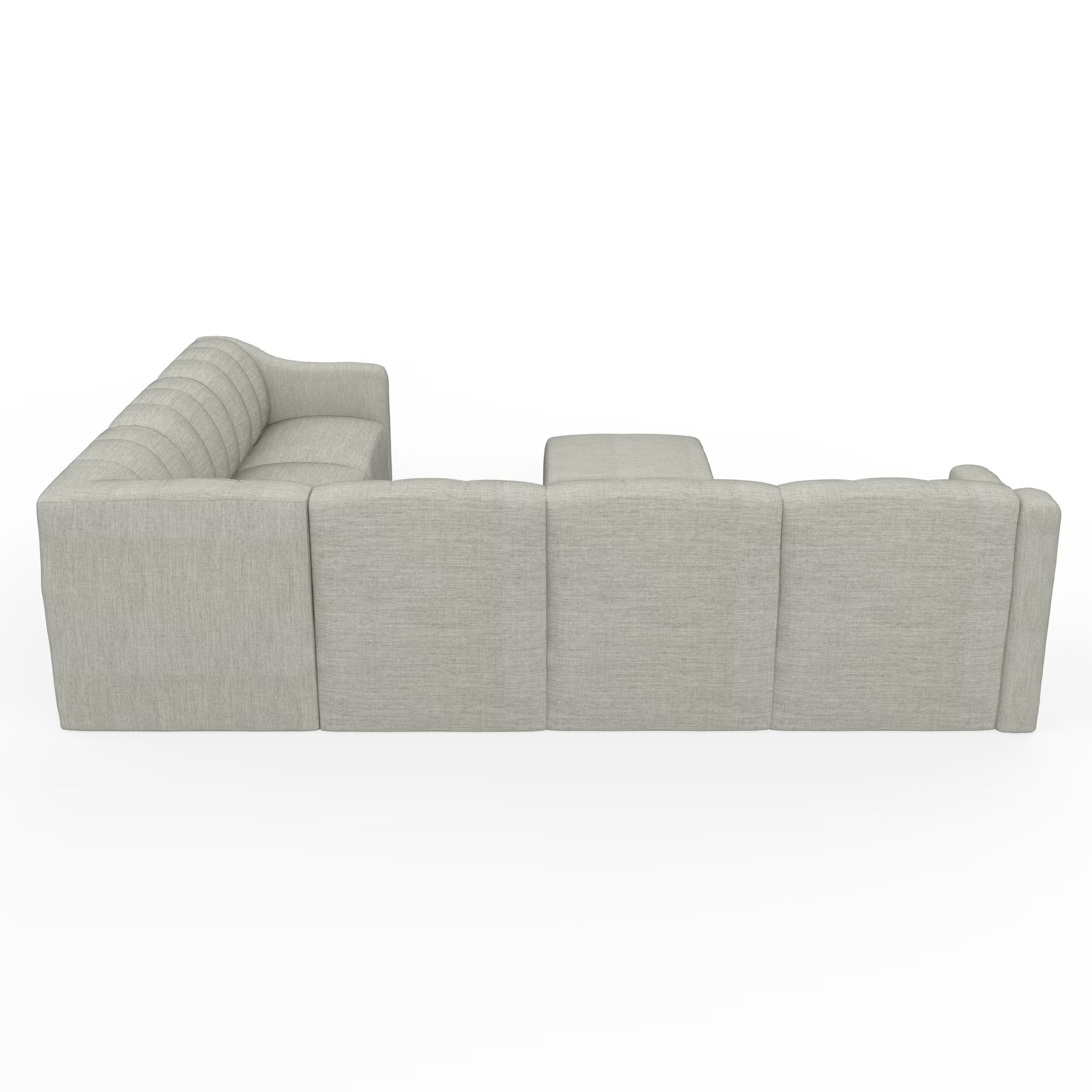 Forever Patio Lunaro Recycled Poly Lumber Outdoor 6-Person Conversation Set