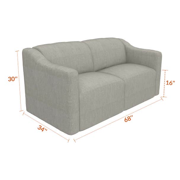 Forever Patio Lunaro Recycled Poly Lumber Outdoor Loveseat